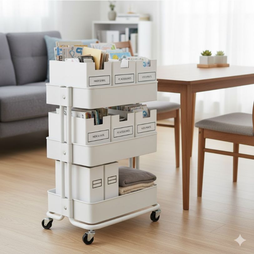 DAISO「ファイルボックス」で万能な一時置き場を作る