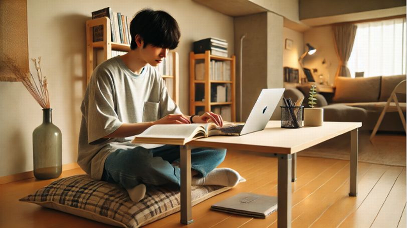 ローテーブルで勉強できる?