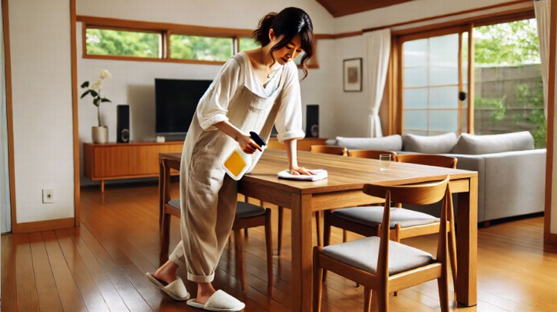ダイニングテーブルを長持ちさせるお手入れ方法