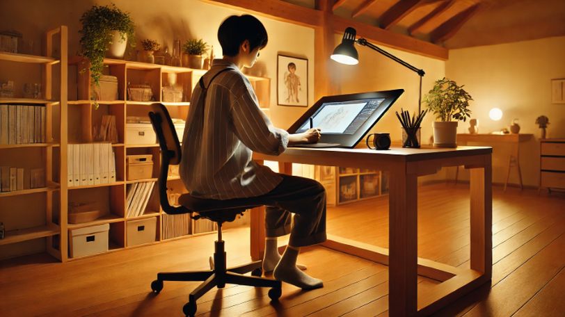 作業机が重要!適切な奥行きとは