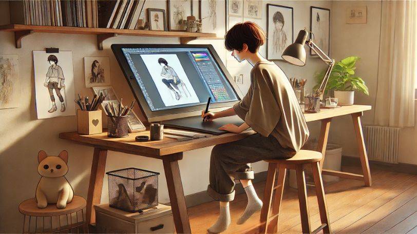絵を描く時の机|おすすめの条件とは