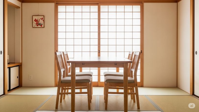 畳の上にダイニングテーブルと椅子を置く利点