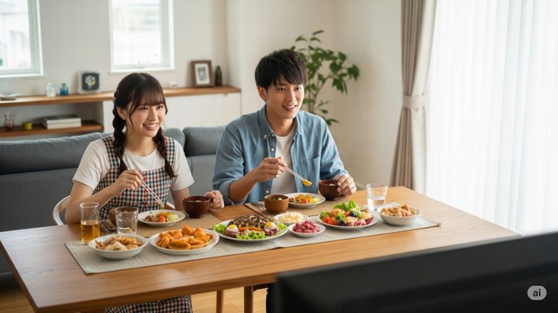 テーブル2人横並びで考えるべき幅