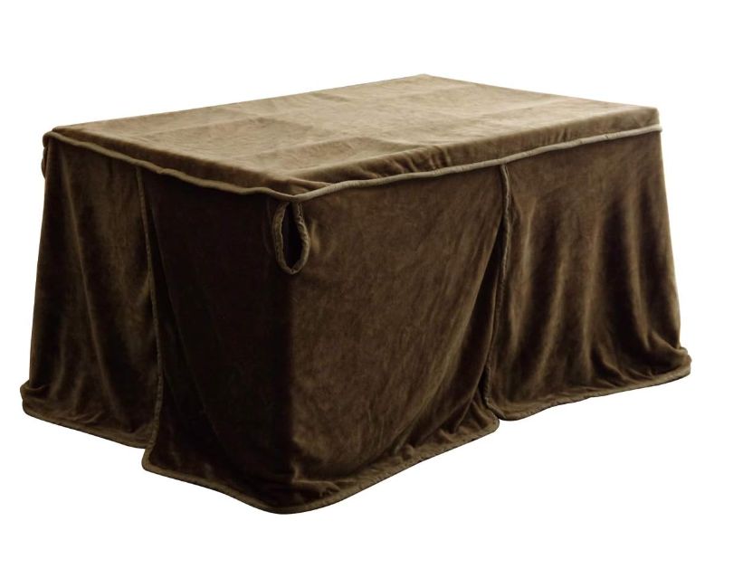 こたつ用「中掛け毛布（中掛け布団）」を併用する