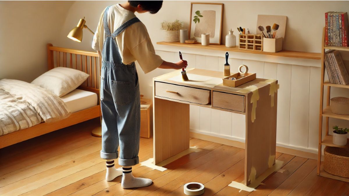使わなくなった学習机リメイク！簡単DIYでおしゃれに再生