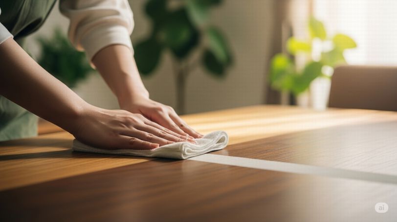 ベタつきの取り方と正しい拭き方の手順